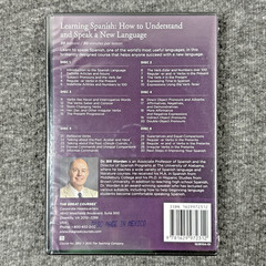 Great Courses Learning Spanish How To Understand & Speak Language DVD w/Workbook