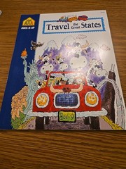 Travel the Great States School Zone 64 Pages, Ages 8 and Up Workbook NEW!
