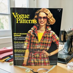 Vogue Patterns Magazine Vintage July/August 1976 Great Collectible Condition