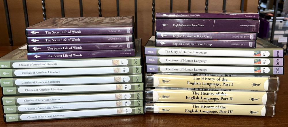 Lot of 5 Great Courses: Literature & Language, The Teaching Company – See Detail