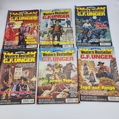 13 BASTEI Western-Bestseller G.F. Unger Pulp Fiction German Booklets Books