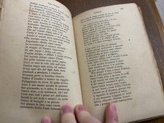 OLD ITALIAN BOOK POESIE CLASSICI ITALIANI #398 BY UGO FOSCOLO YEAR 1796