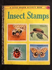 Vintage A Little Golden Activity Book Insect Stamps 1958 A25 .25 #5123