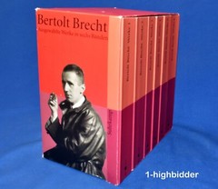 Bertolt Brecht Ausgewahlte Werke in Sechs Banden Taschenbuch German Language