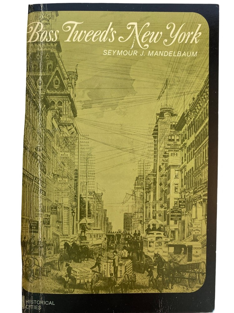 Boss Tweed’s New York Seymour J Mandelbaum New Dimensions in History 1965 RARE!