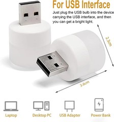 Mini USB LED Night Light Warm White Portable Eye Care Reading Lamp