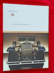MAYBACH MOMENTS 01 Magazine- Wilhelm Design Automotive Avant-Garde- 130 Pages