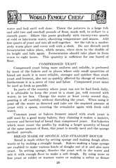 1913 Bread and pastry recipes of th Of The World Famous Chefs Cook Book 80 Pages