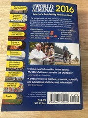 The World Almanac and Book of Facts 2016 – Paperback Book By Janssen, Sarah Used