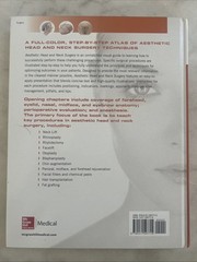 Aesthetic Head and Neck Surgery by Thomas A. Mustoe and Samuel J. Lin
