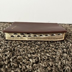 Brown Leather LDS Scripture Set – Holy Bible Book Of Mormon D&C Tabbed 5.25×7.5”