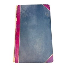 vtg 1903 Ledger book of Harvard college Club of Reading PA 1/4 full