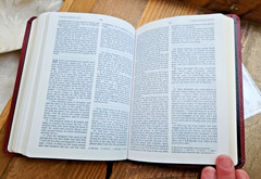 RSV Catholic Edition Bible Oxblood/Black Basket Weave Bonded Leather Oxford