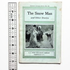 Antique 1910s The Snow Man And Other Stories: Little Match Girl, Little Thumb…
