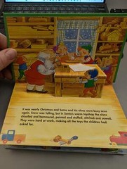 Grandreams: Mini-Pop Up Book LOT: Magic Little Christmas Tree AND Santa’s Toy Sh