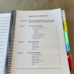 NASCLA Business Management & Law For Commercial Contractors South Carolina SC