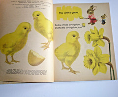 Little Golden Book Books Colors With Wheel 1959 #A28 First Edition “A”
