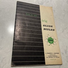 1960 How To Use Trig Slide Rules Pickett Inc. Softcover Illustrated 64 pages