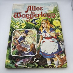 Vintage A Golden Book ~ LEWIS CARROLL’S ALICE IN WONDERLAND 1976