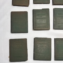Lot of 28 Little Leather Library Books Green 1920’s Antique Vintage