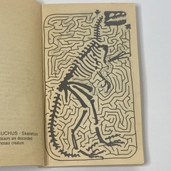 Dinosaur Mazes By Dick Smith (1982) Only Copy For Sale Anywhere! 7” x 4.25”