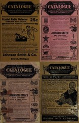 11 Old Johnson Smith Co. Curios Gifts Novelty Catalogs (1910s, 20s & 30s) on USB