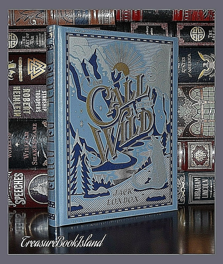 New Call of the Wild by Jack London Illustrated Leather Bound Sealed Collectible