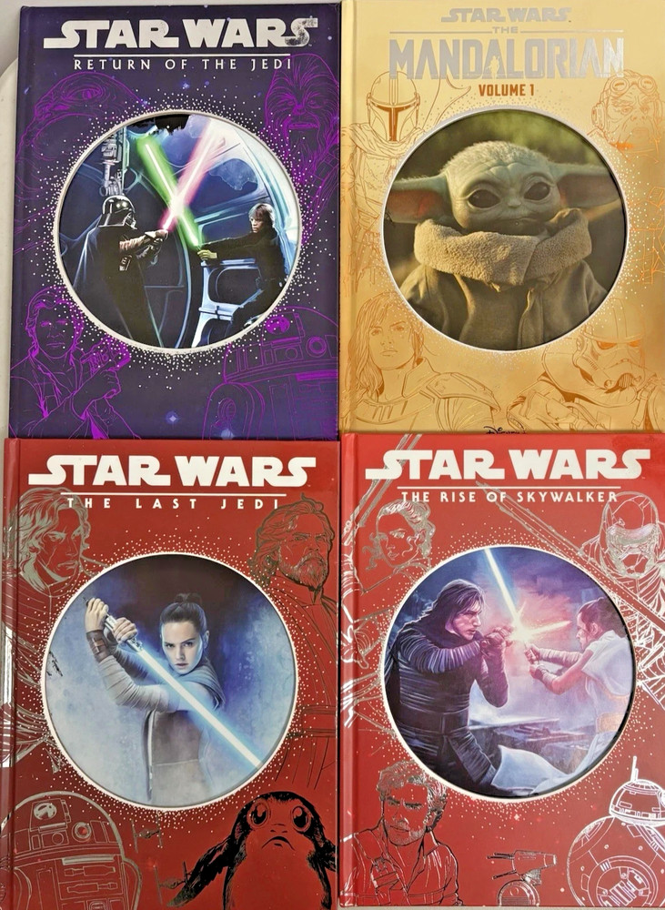 Star Wars Die Cut Storybooks Lot of 4 Like New Kids Book Collection Set