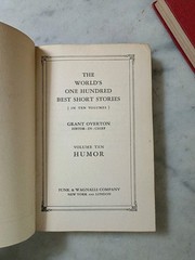 1927 The World’s 100 Best Short Stories Funk & Wagnalls 10 Vol Complete Book Set