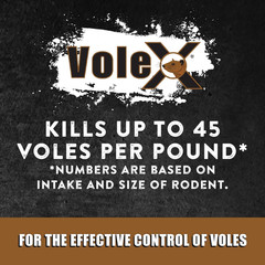 Volex All Natural Non Toxic Vole Killer Pellets 8Oz Safe for Crops Pets