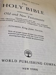 Holy Bible King James Version 6 Volume Set Embossed Covers KJV Vintage