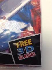 Book Sox Jumbo Cover with 3-D Glasses Set of 5 Designs Vary Retail $5.99 each Z