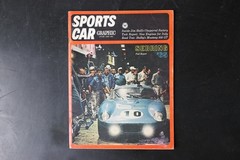 SPORTS CAR GRAPHIC June 1965 Sebring ’65 Race Car Mustang 350 GT Magazine