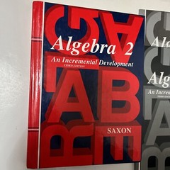 Saxon Algebra 2 SET (3rd Edition) Textbook, Answer Key & Test Forms (like New)