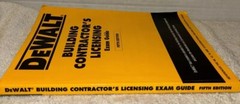 DEWALT Building Contractor’s Licensing Exam Guide: