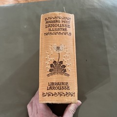 Antique Nouveau Petit Larousse Illustre Dictionary French – Claude Auge 1933