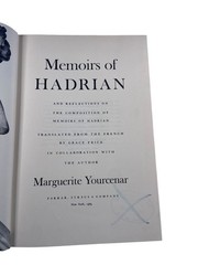 Memoirs of Hadrian Yourcenar 1963 Novel Farrar, Straus & Company