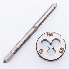 HSS M4 x 0.7mm Tap and x Die Metric Thread Right Hand