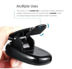 Rechargeable Book Light Mini LED Reading Light Flexible Easy Clip Lamp Portable