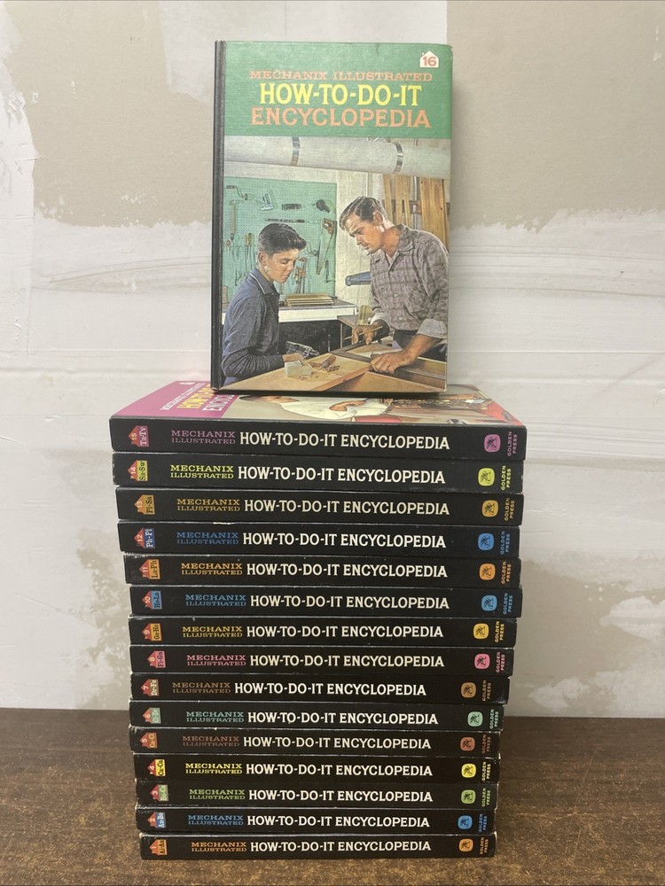 Mechanix Illustrated How To Do It Encyclopedia Volumes 1-16 1961 Complete Set