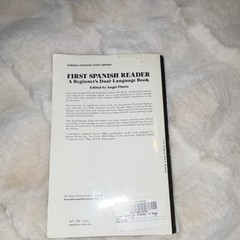 First Spanish Reader Dual-Language Beginner Paperback, Angel Flores (Dover) 1984