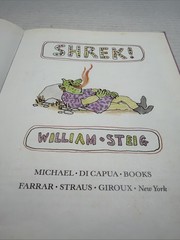 Shrek, William Steig, 1st Edition/1st Printing, Farrar Straus Giroux, 1990, HC