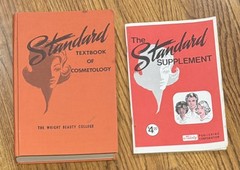 Vintage Standard Textbook of Cosmetology 1977 MILADY w RARE INSERT Retro Images