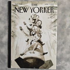 New Yorker Magazine April 7 2025 Barry Blitt Left To Their Own Devices No Label