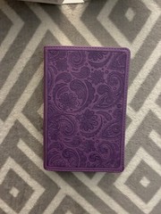ESV Compact Bible English Standard Purple Paisley Portable TuTone Design