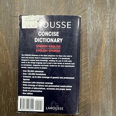 Larousse Concise Spanish – English, English-Spanish Dictionary by Larousse Staff