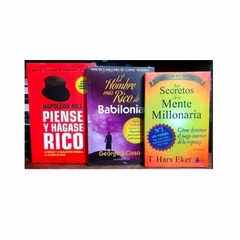 Pack Secretos Mente Millonaria + Piense Hagase Rico + Hombre Rico Babilonia