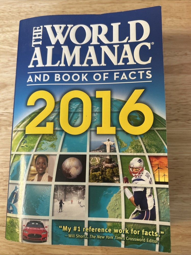 The World Almanac and Book of Facts 2016 – Paperback Book By Janssen, Sarah Used