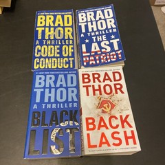 Brad Thor Political Thrillers Lot Of 8 Paperbacks Good-Good+ Condition