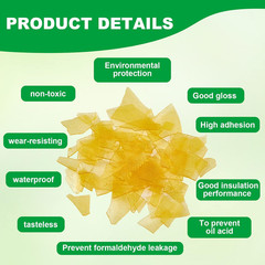 1.1 Lb/ 17.6 Oz Shellac Flakes Blonde Shellac Finish for Home Wood Craft Deco…